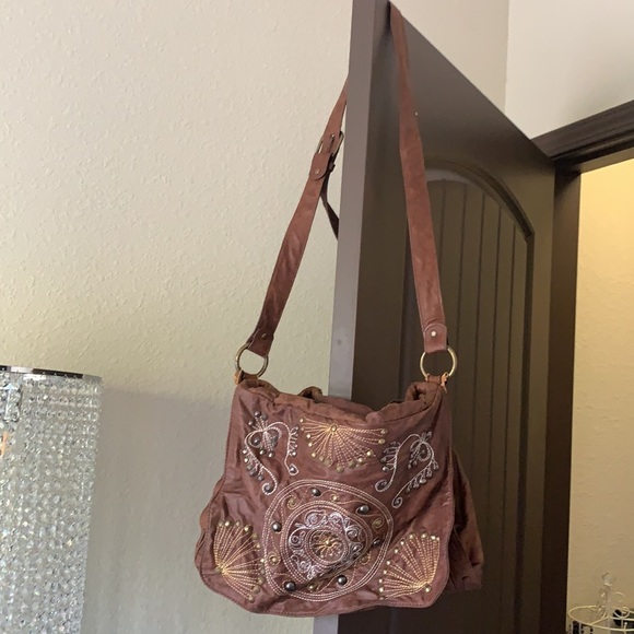 💫CLOSING SALE💫 satchel tote bag with grommets - Picture 2 of 5